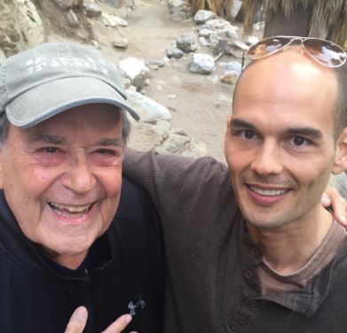 Simon Luckinbill with his dad Laurence Luckinbill